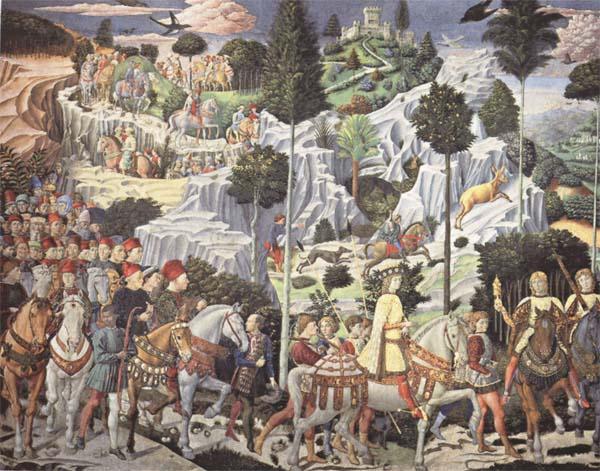 Benozzo Gozzoli The Procession of the Magi